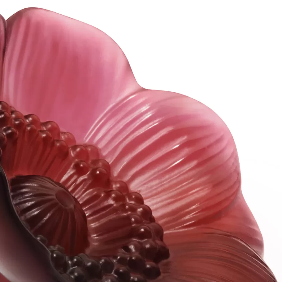 Lalique Sculptures^Anemone small sculpture