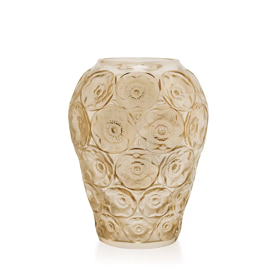 Lalique Vases^Anemones vase