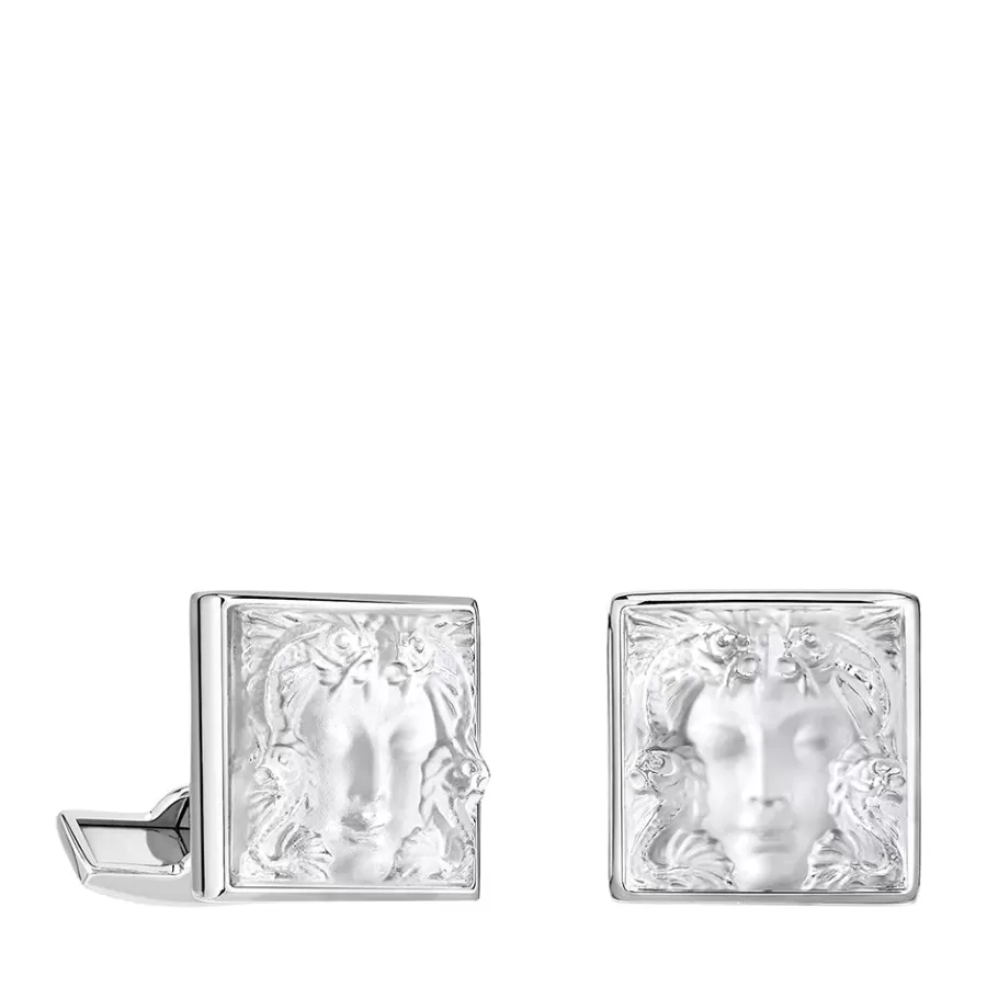 Lalique Cufflinks^Aréthuse cufflinks