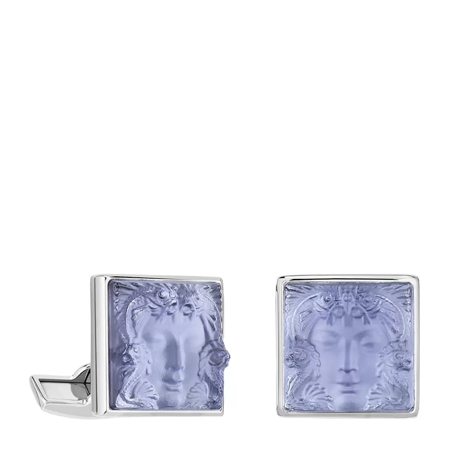 Lalique Cufflinks^Aréthuse cufflinks