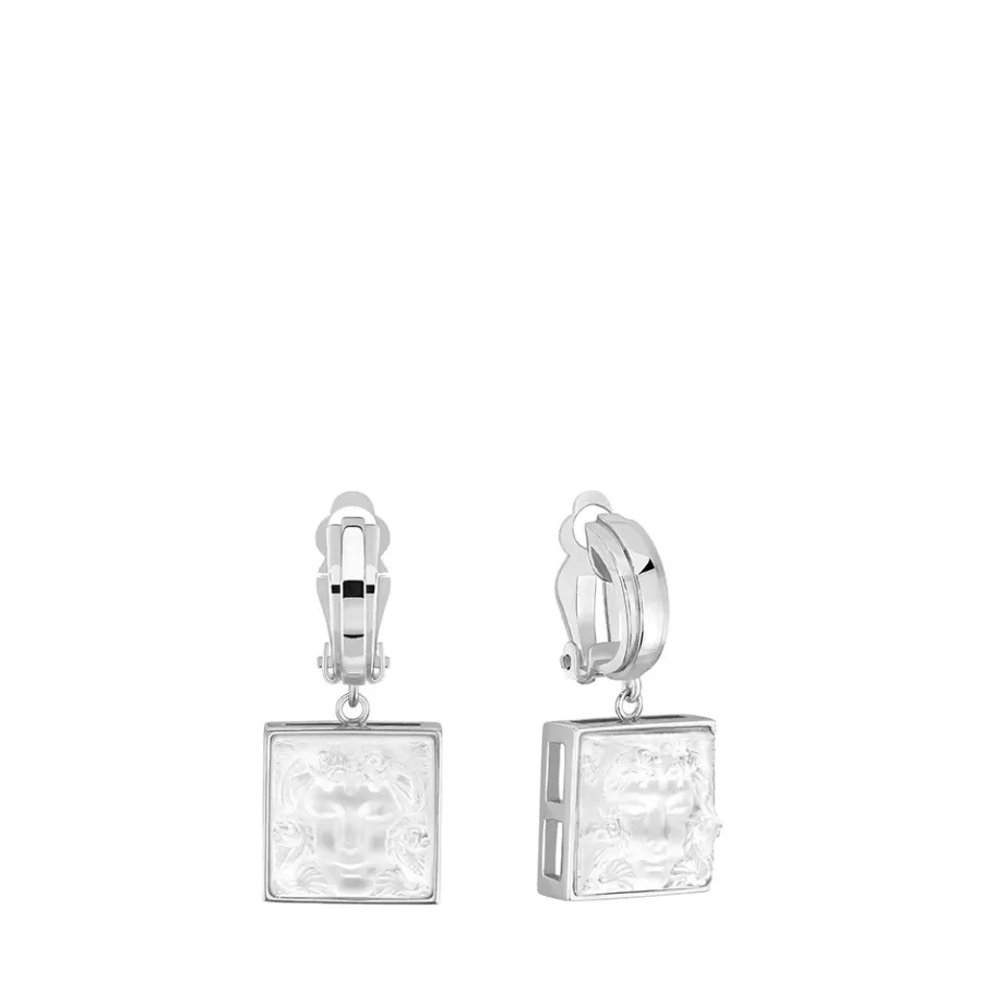 Lalique Earrings^Aréthuse long earrings