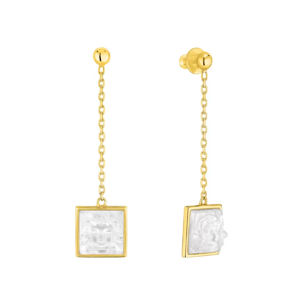 Lalique Earrings^Aréthuse long earrings