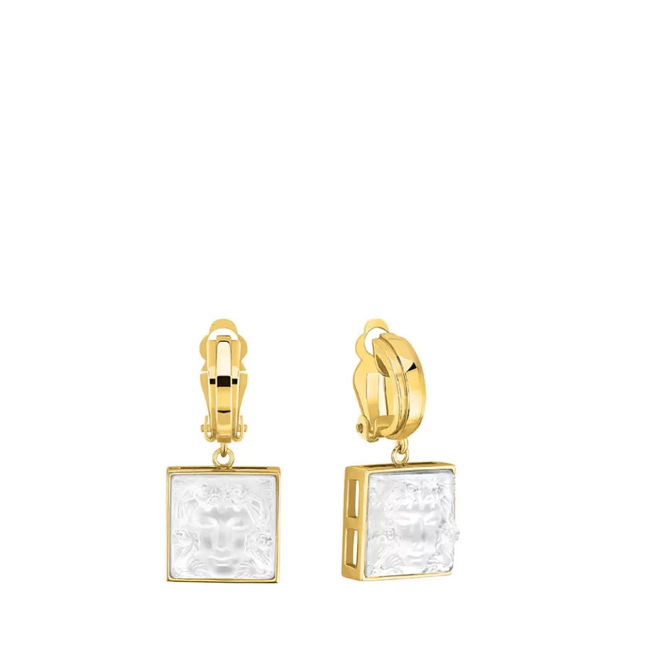 Lalique Earrings^Aréthuse long earrings