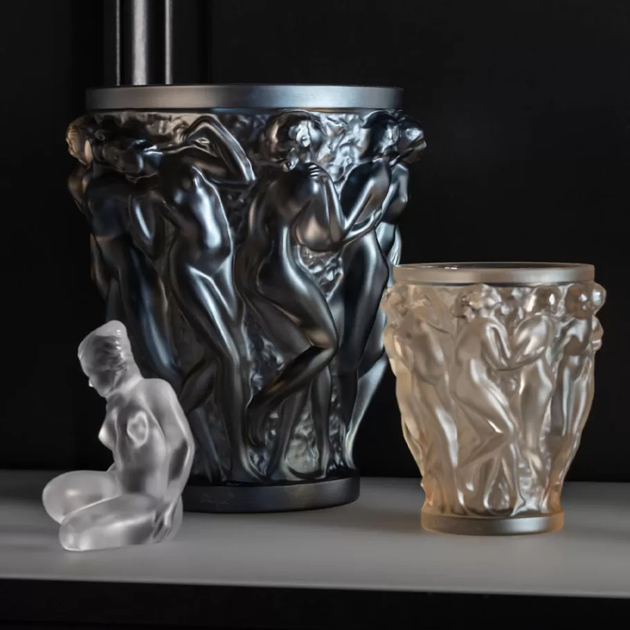 Lalique Vases^Bacchantes vase