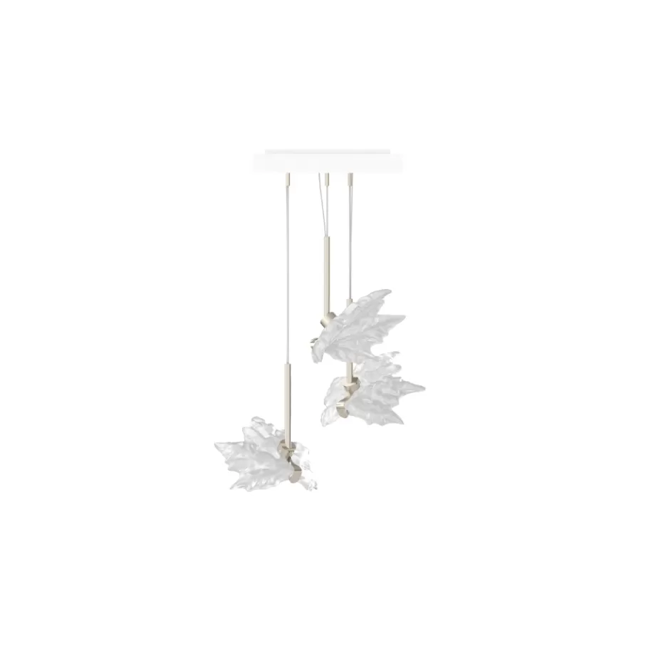 Lalique Lighting^Champs-Élysées Liana, Small Size, 3 Leaves