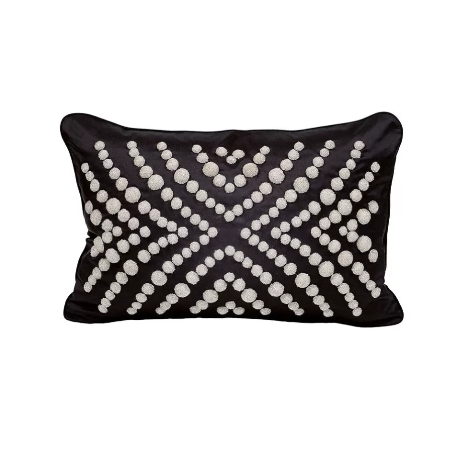 Lalique Soft Furnishings^Coutard beaded cushion