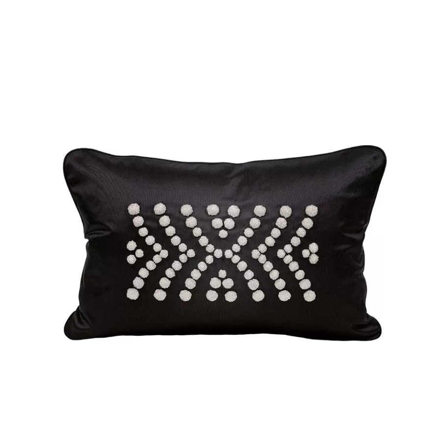 Lalique Soft Furnishings^Demi Coutard beaded cushion