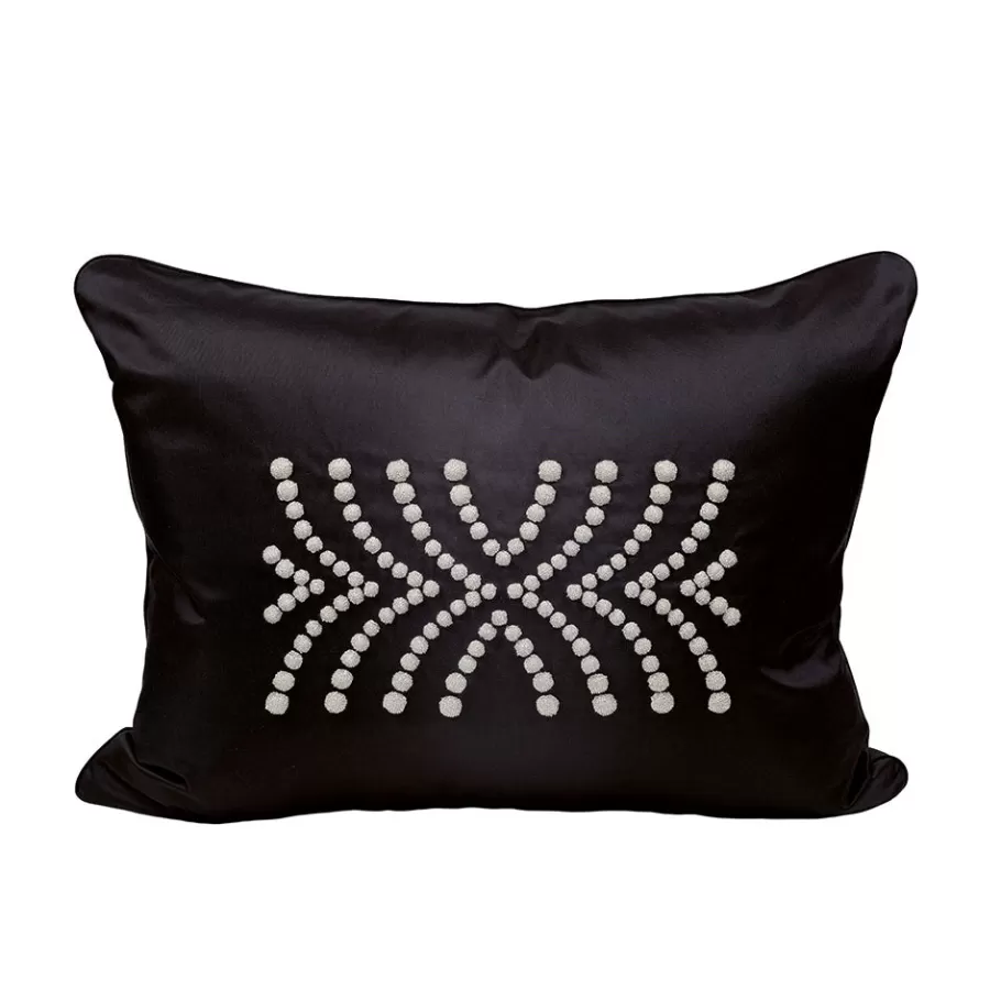 Lalique Soft Furnishings^Demi Coutard beaded large cushion