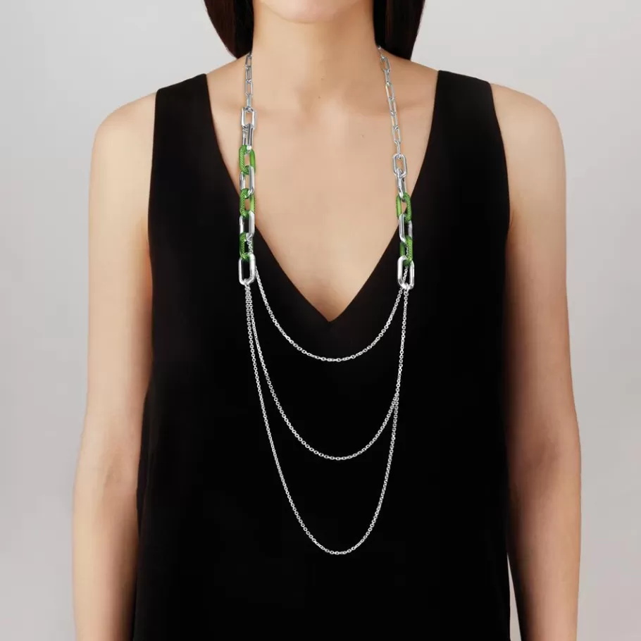 Lalique Necklaces^Empreinte animale long necklace