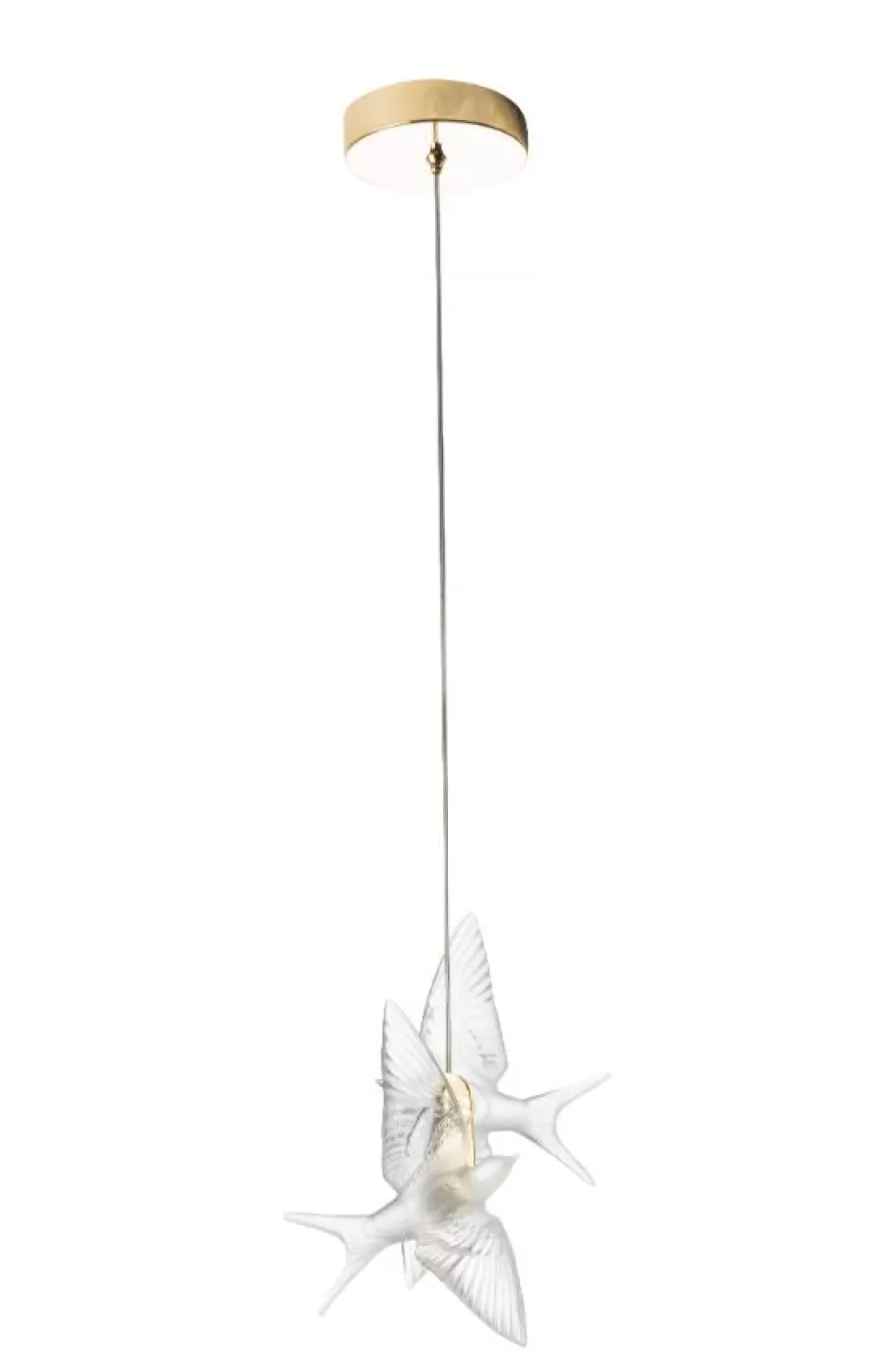 Lalique Lighting^Hirondelles ceiling lamp