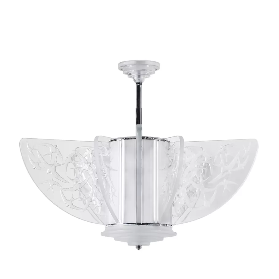 Lalique Lighting^Hirondelles chandelier