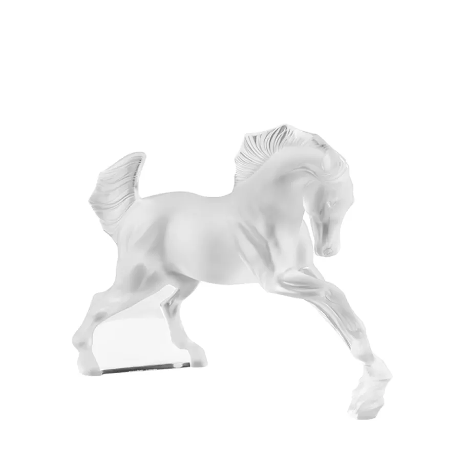 Lalique Sculptures^Horse sculpture