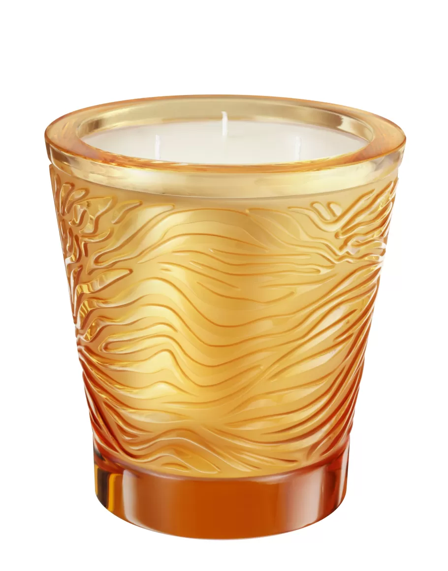 Lalique Crystal Editions | Crystal Candles^Jungle, Limited Edition Crystal Scented Candle