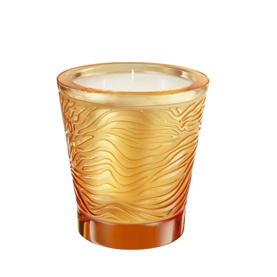 Lalique Crystal Editions | Crystal Candles^Jungle, Limited Edition Crystal Scented Candle