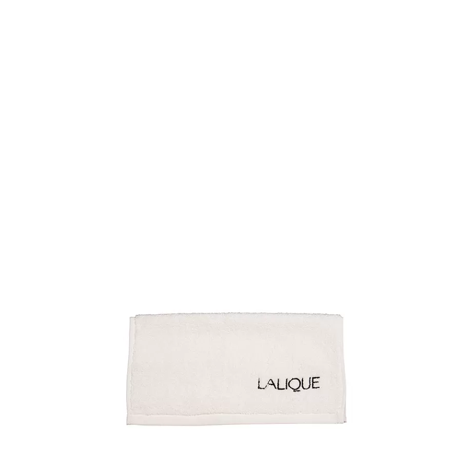 Lalique Soft Furnishings^embroidered square towel