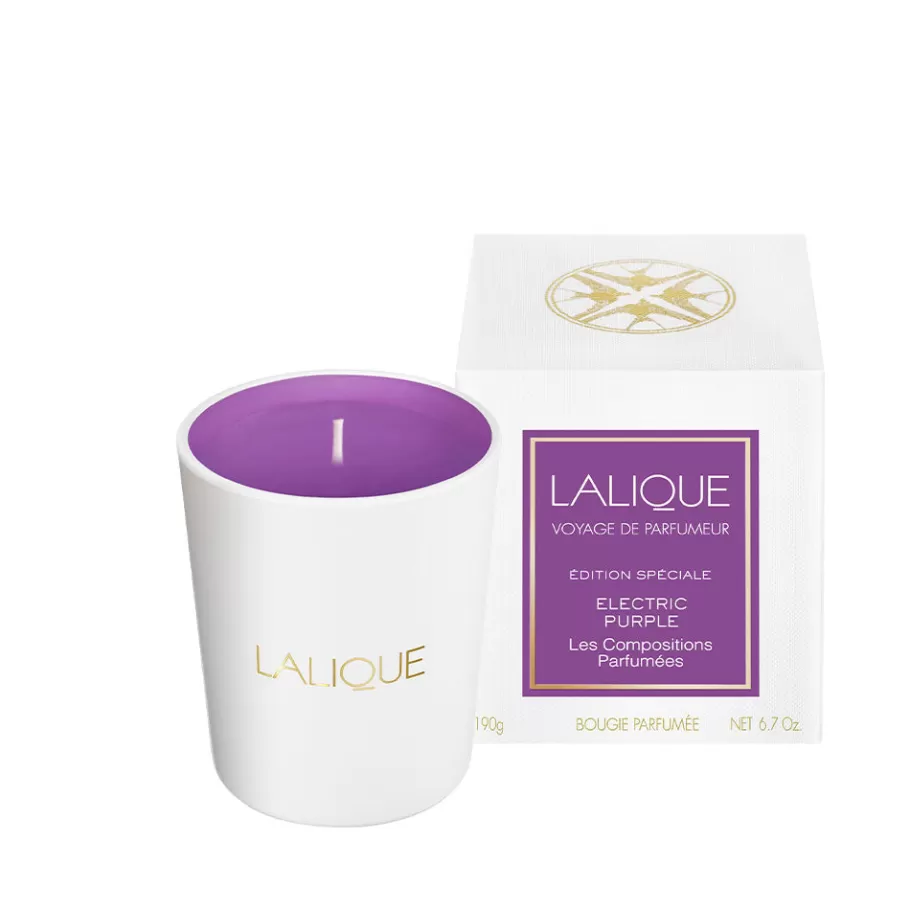 Lalique Candles^Les compositions parfumées, Electric Purple, Scented Candle