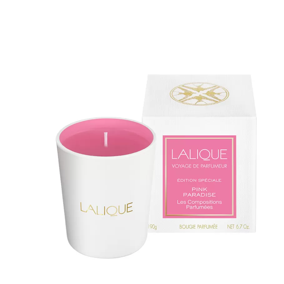 Lalique Candles^Les compositions parfumées, Pink Paradise, Scented Candle