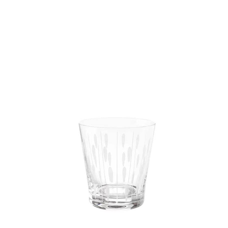 Lalique Glasses^Lotus Drops tumbler 30 cl