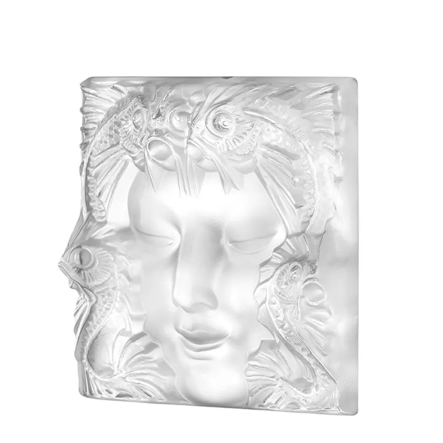 Lalique Furniture^Masque de Femme decorative panel