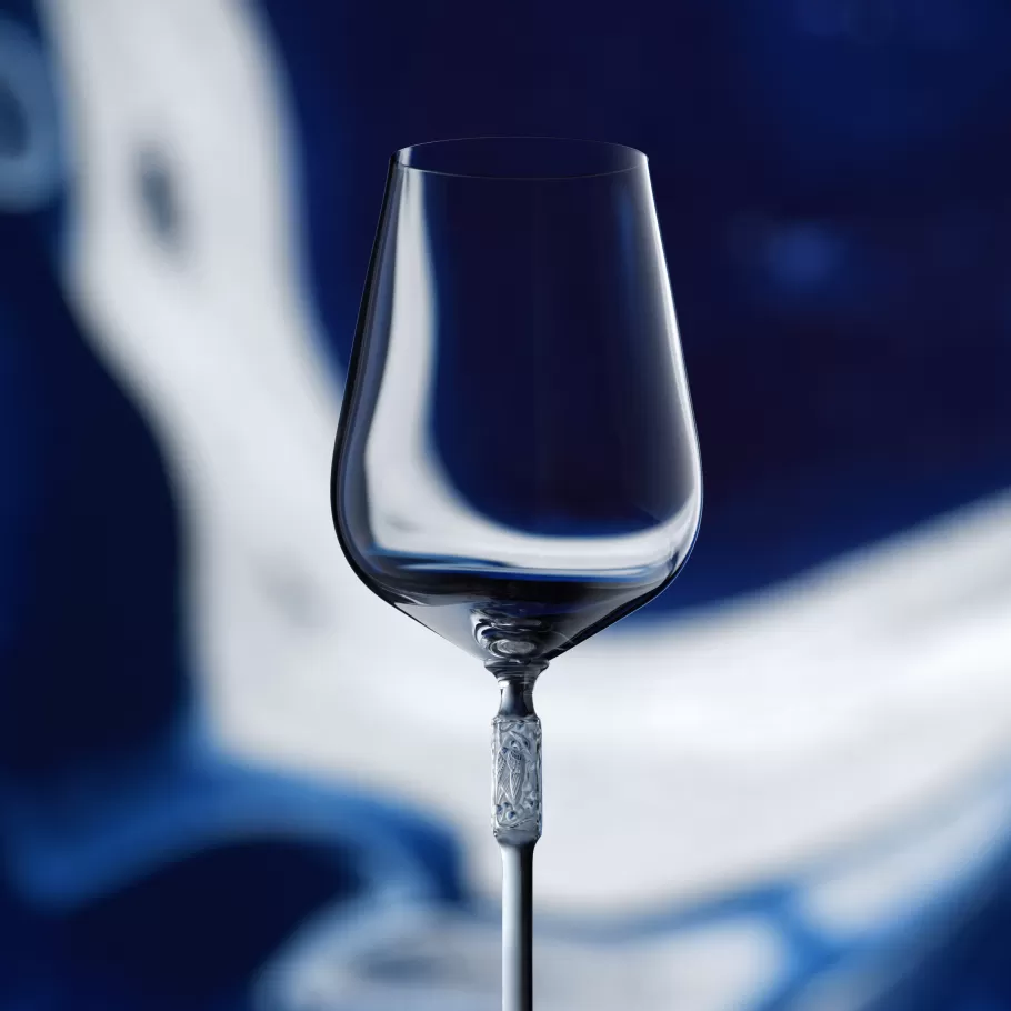 Lalique Glasses^Merlot glass