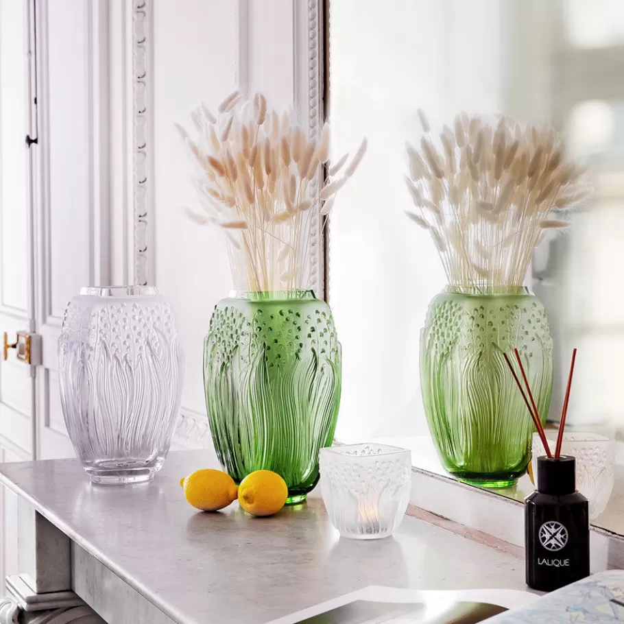 Lalique Vases^Muguet Vase