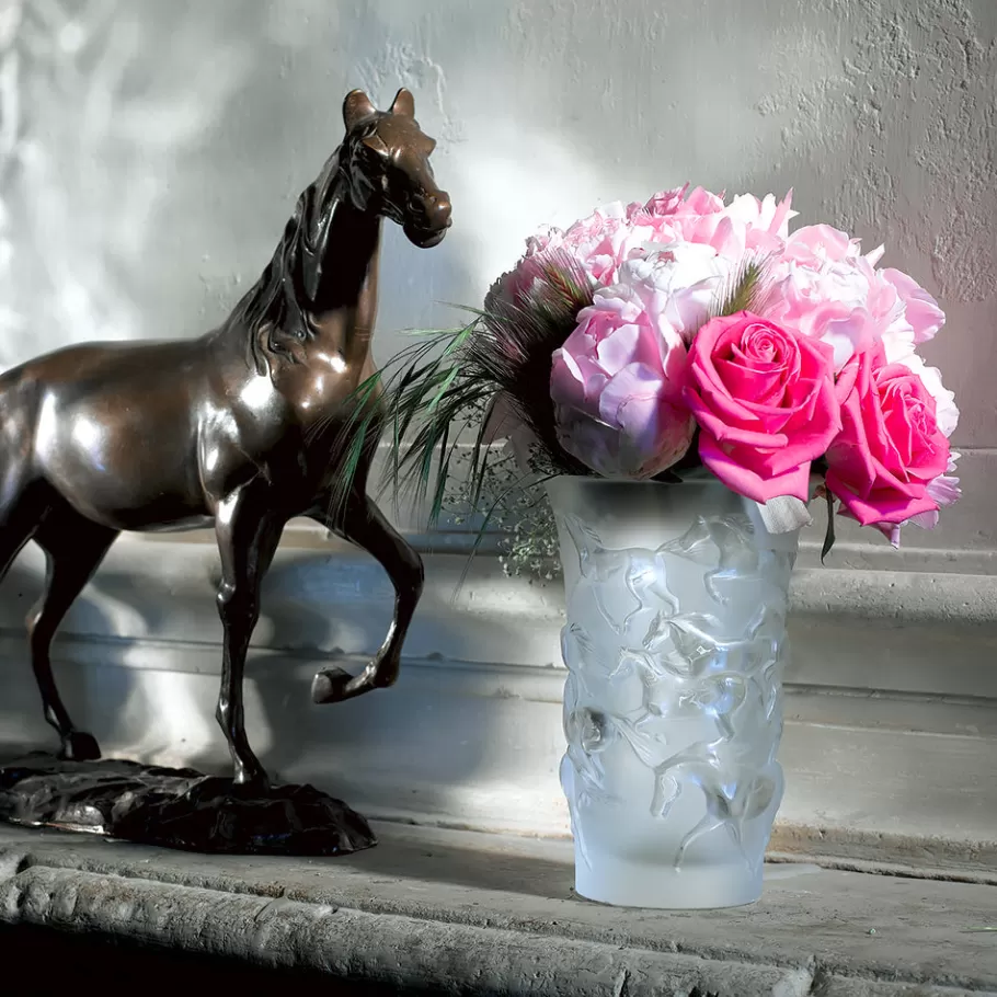 Lalique Vases^Mustang vase