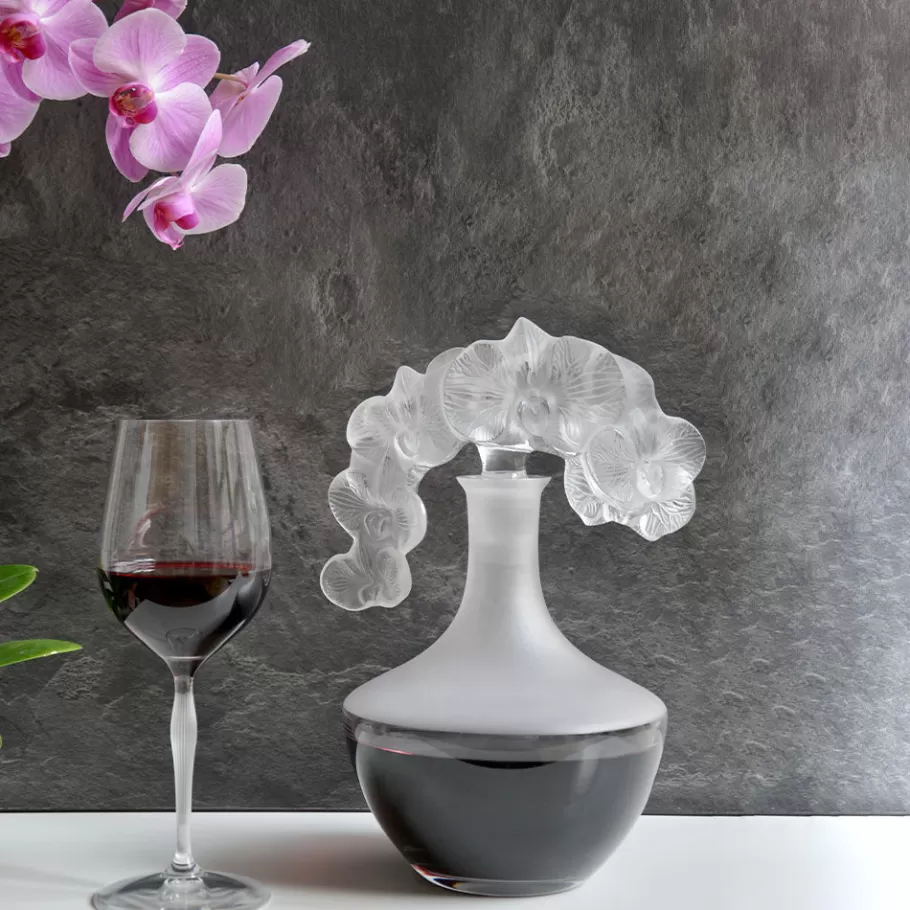 Lalique Decanters^Orchidée decanter