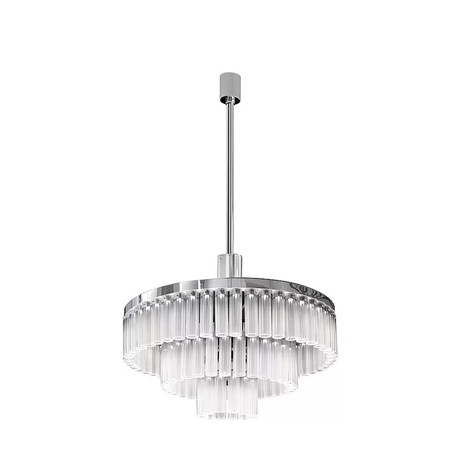 Lalique Lighting^Orgue chandelier