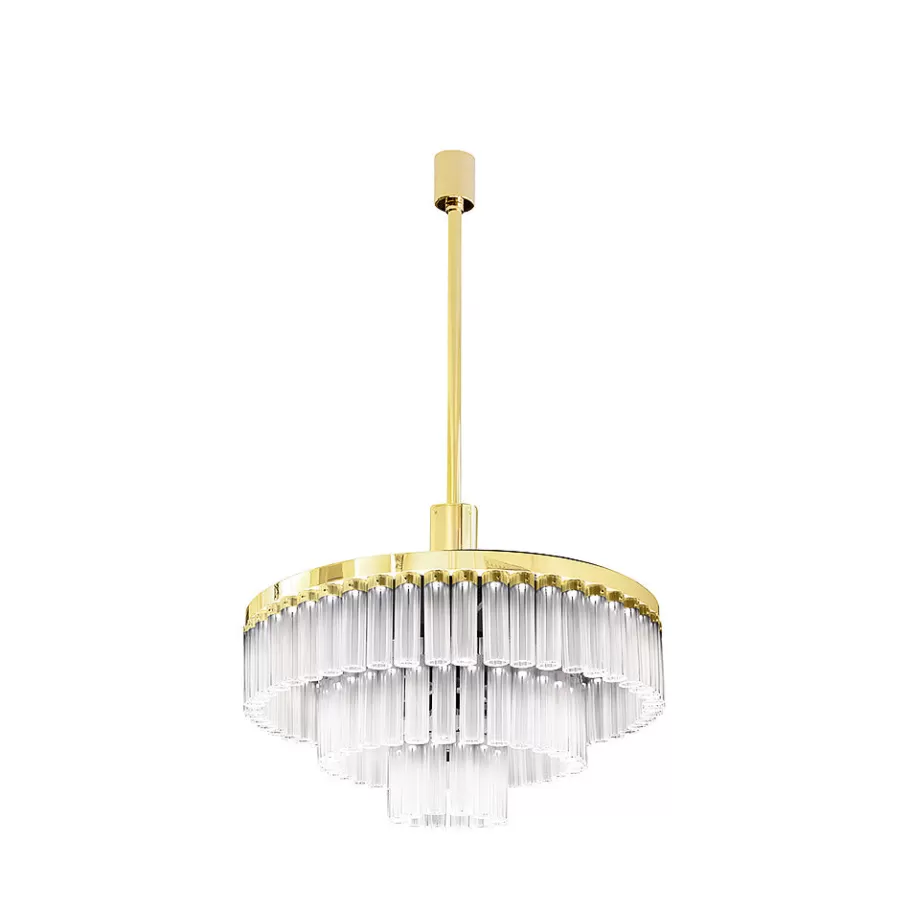 Lalique Lighting^Orgue chandelier