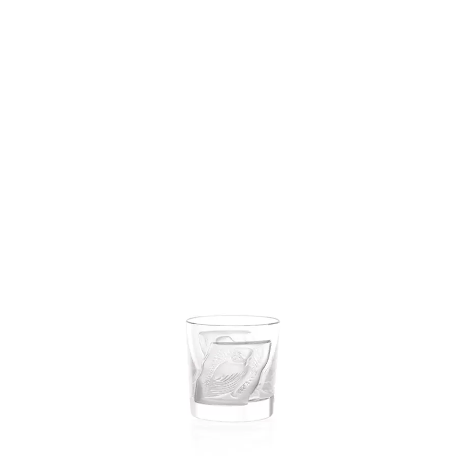 Lalique Glasses^Owl cordial tumbler