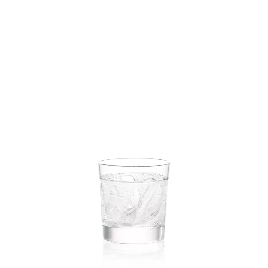 Lalique Glasses^Owl Old Fashion tumbler