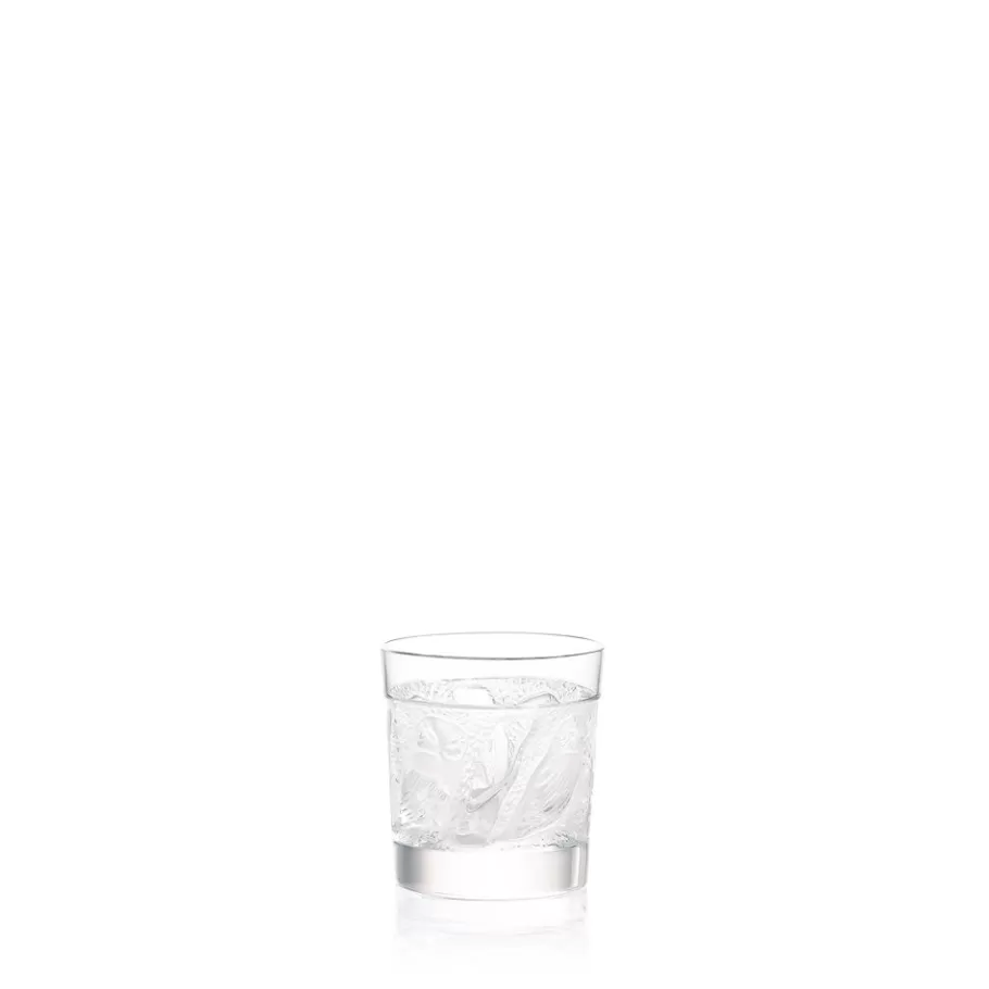 Lalique Glasses^Owl Whisky tumbler