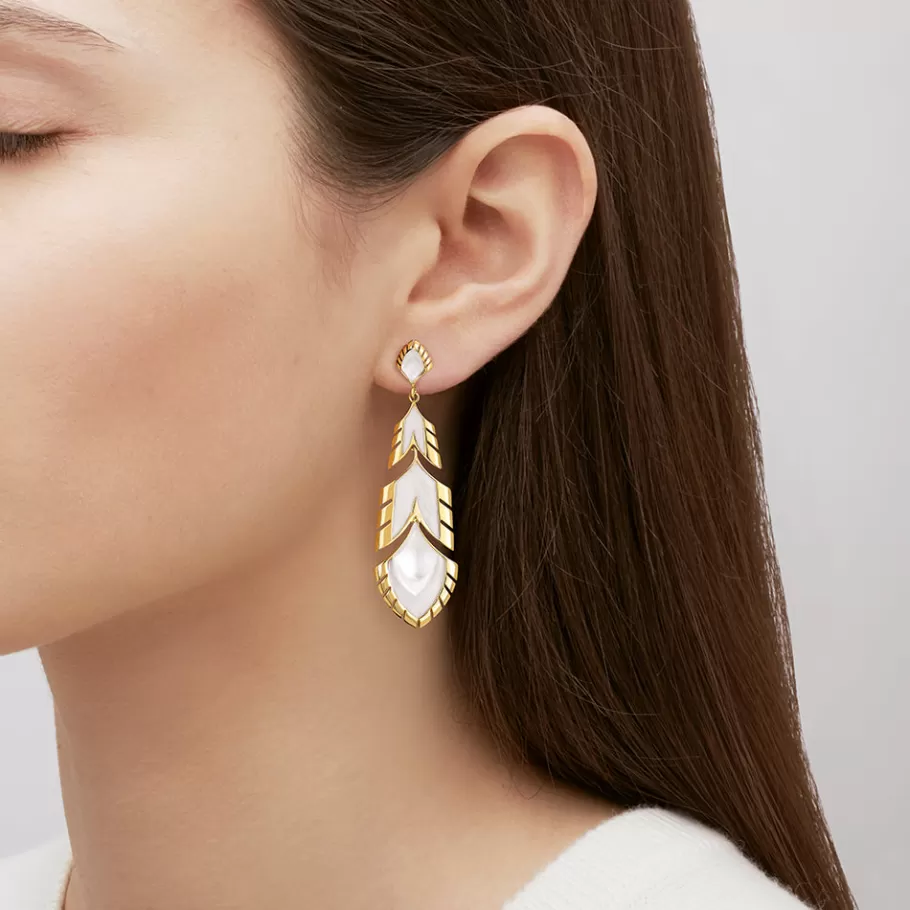 Lalique Earrings^Paon Earrings