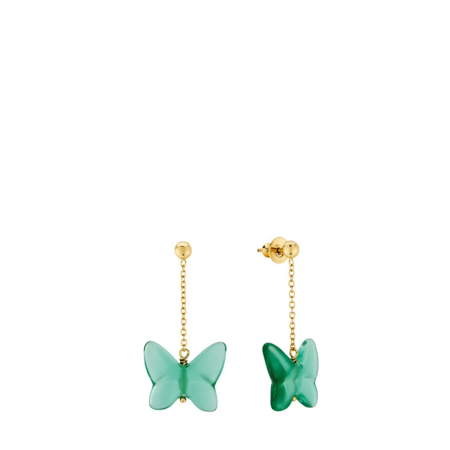 Lalique Earrings^Papillon earrings