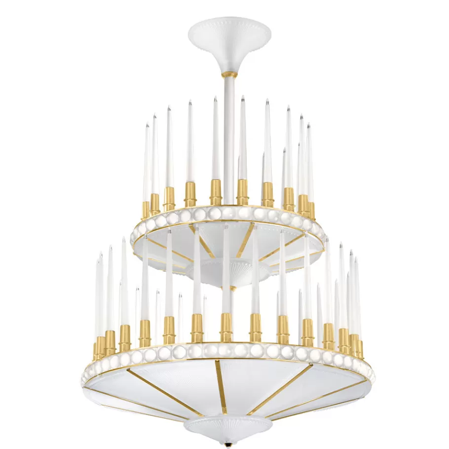 Lalique Lighting^Perles chandelier