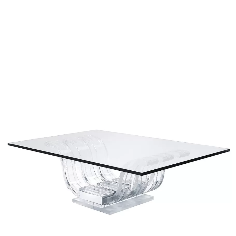 Lalique Furniture^Perles d'Eau coffee table