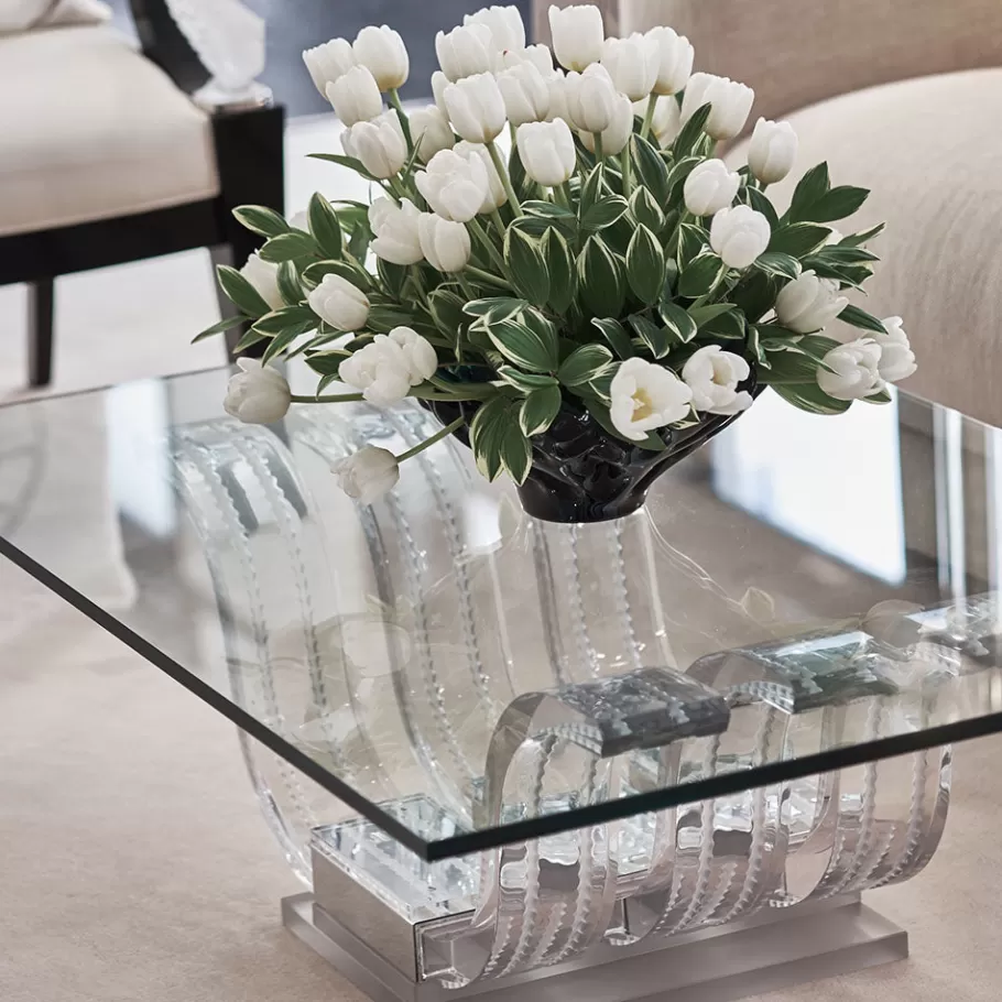 Lalique Furniture^Perles d'Eau coffee table