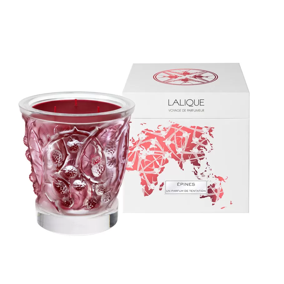 Lalique Crystal Editions | Crystal Candles^Épines, Crystal Scented Candle