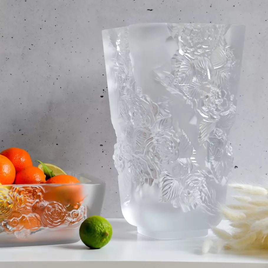 Lalique Vases^Pivoines Vase Large Size