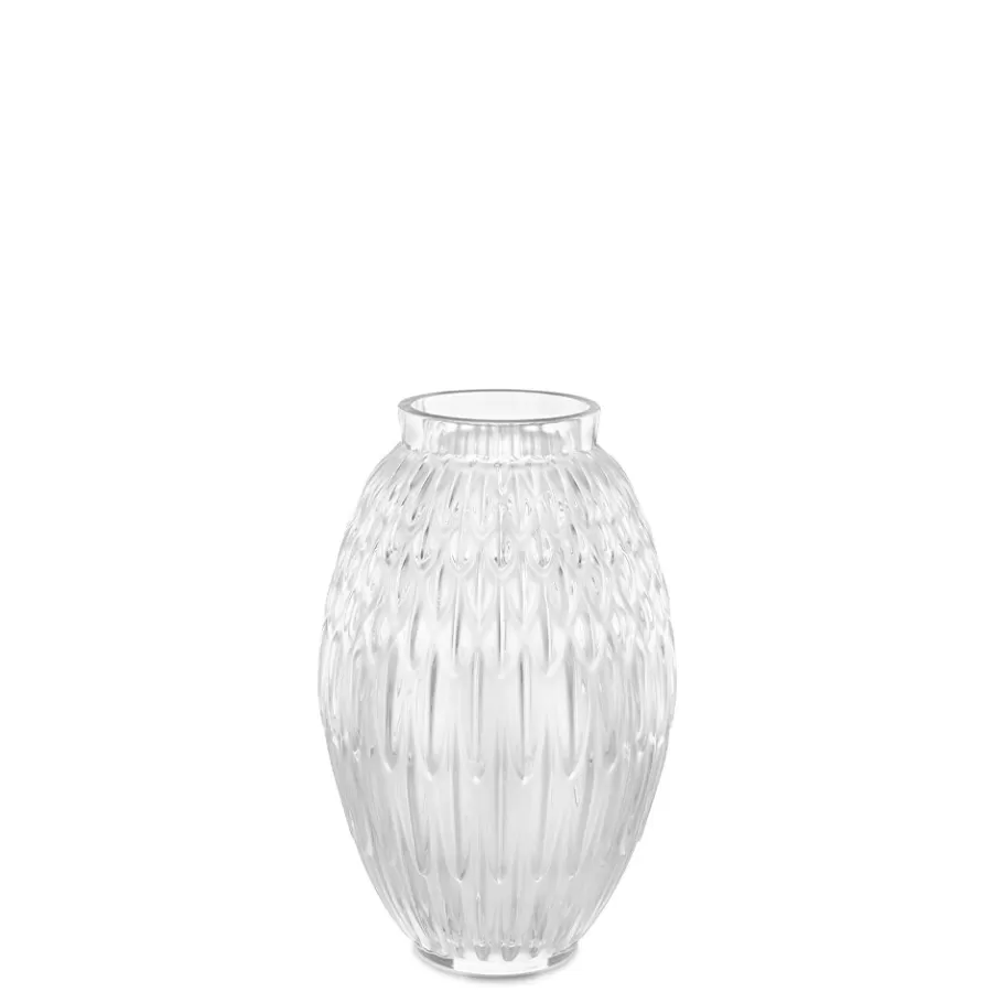 Lalique Vases^Plumes vase