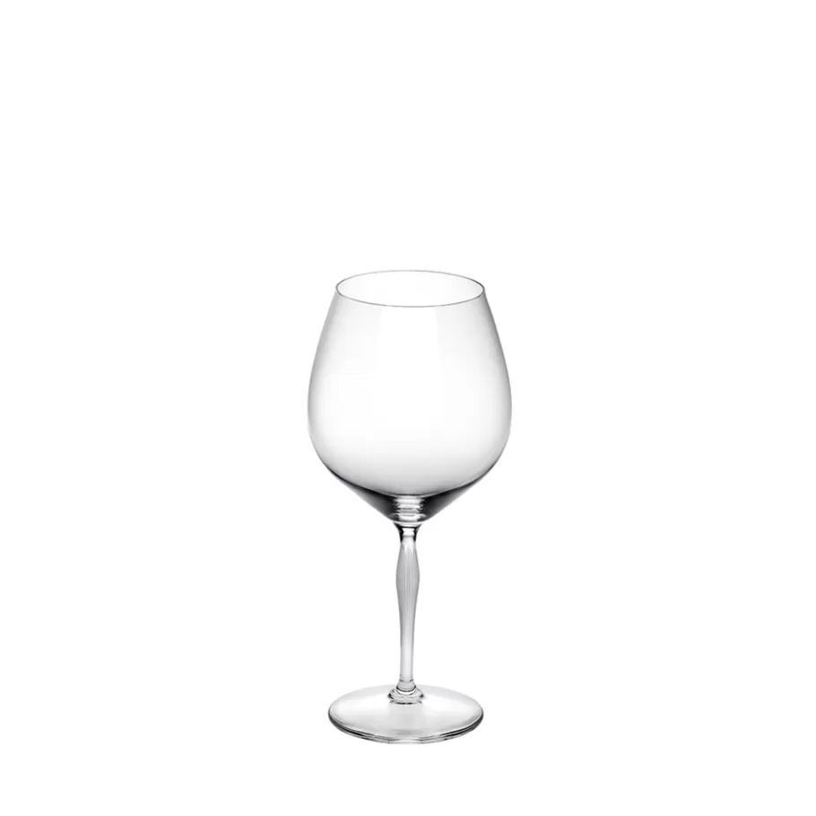 Lalique Glasses^100 POINTS Burgundy glass