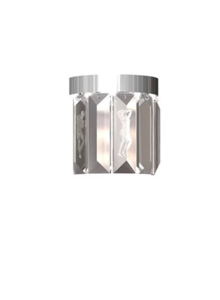 Lalique Lighting^Serene 5 Prisms Wall Sconce, Circular