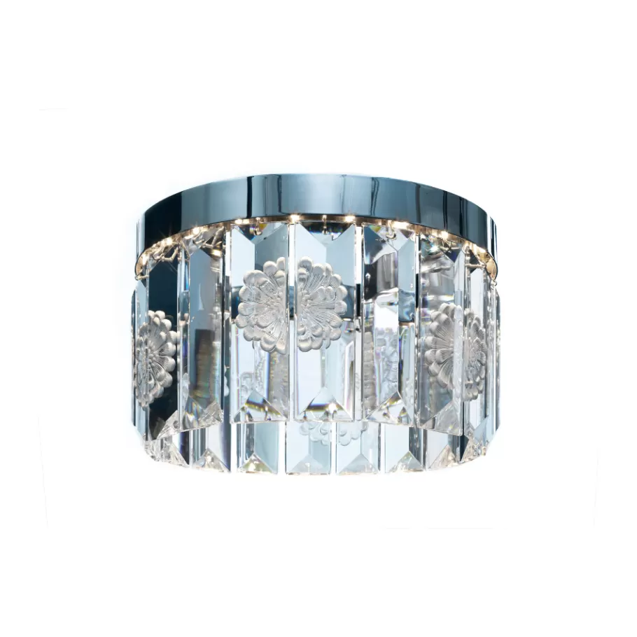 Lalique Lighting^Serene 18 Prisms Chandelier, Circular