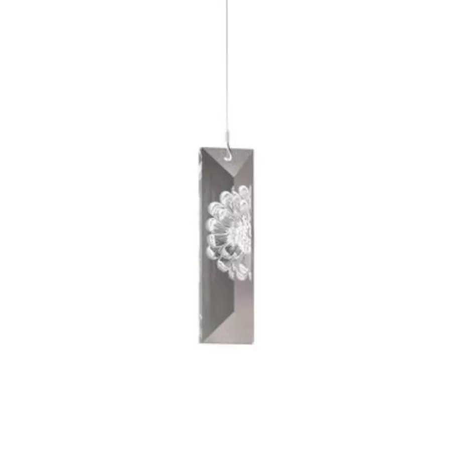 Lalique Lighting^Serene Simple Prism Dahlia Ceiling Lamp