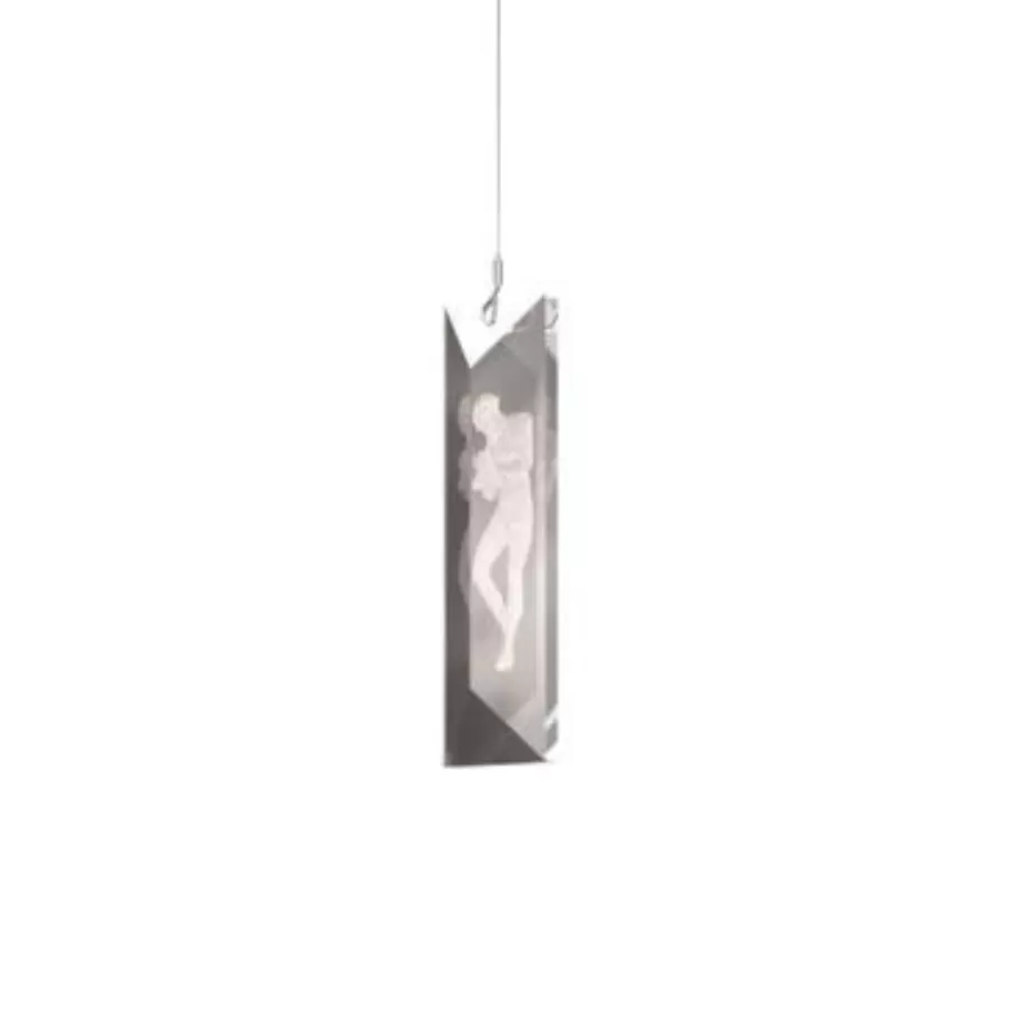 Lalique Lighting^Serene Simple Prism Figurines Ceiling Lamp