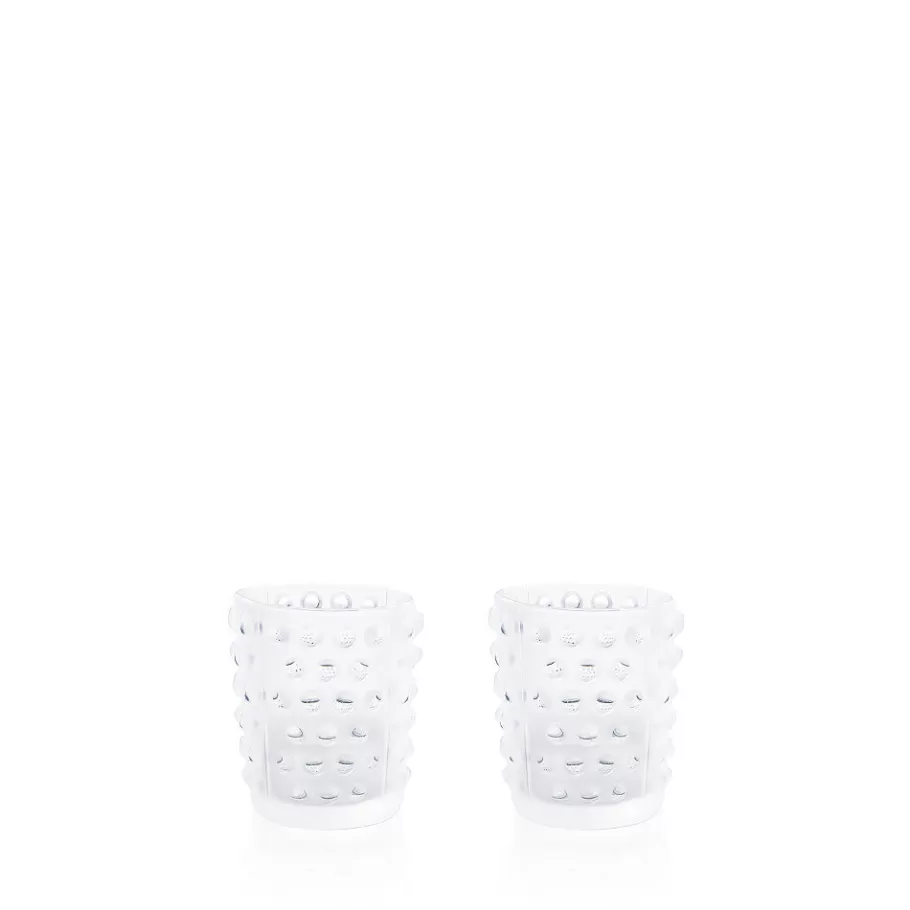 Lalique Votives | Candleholders & Votives^Set of 2 Mossi votives