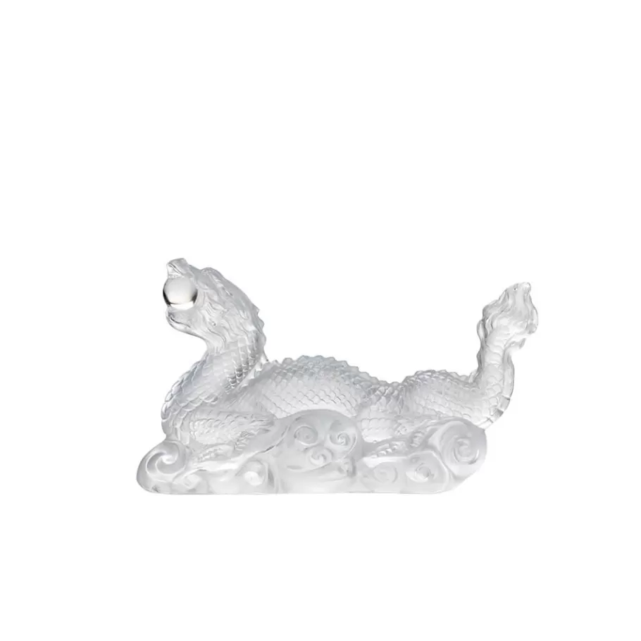 Lalique Sculptures^Tianlong Dragon Sculpture