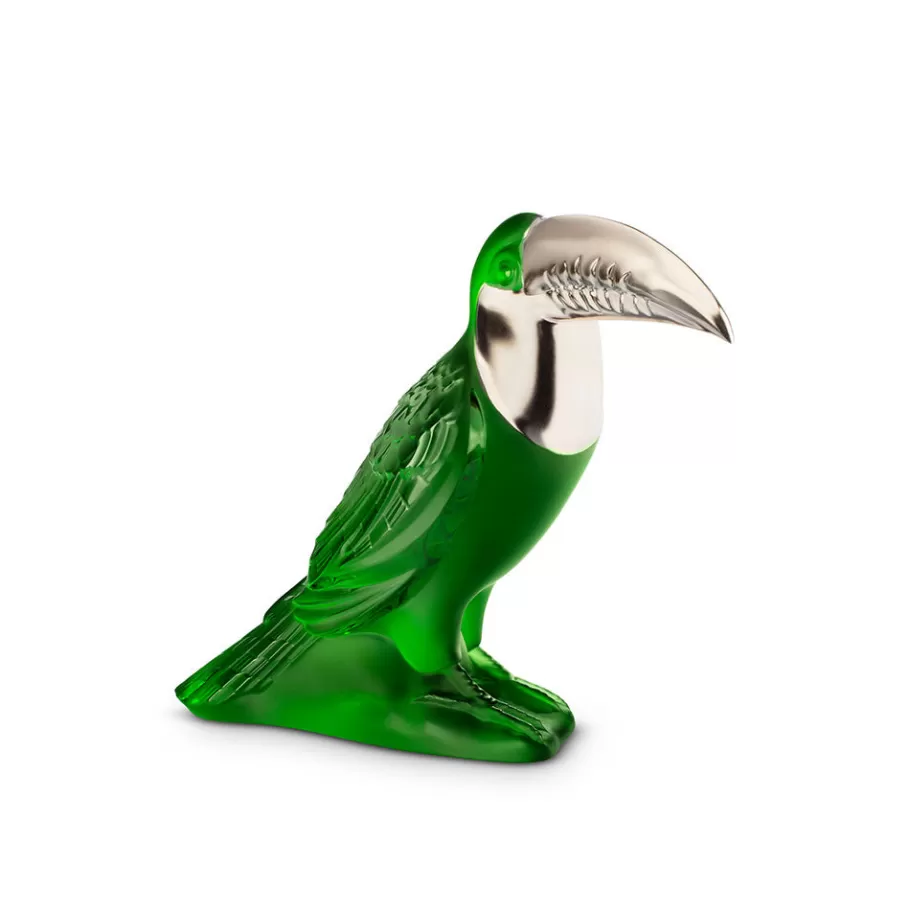 Lalique Sculptures^Toucan Sculpture