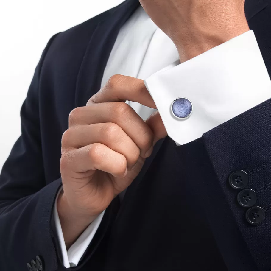 Lalique Cufflinks^Toupie cufflinks