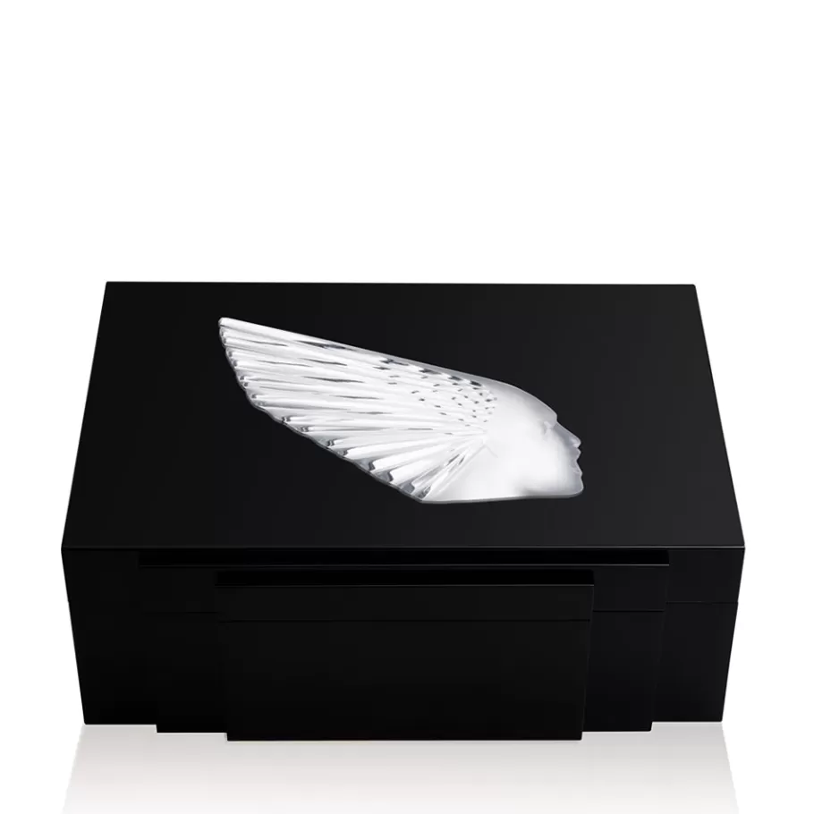 Lalique Boxes^Victoire jewellery box